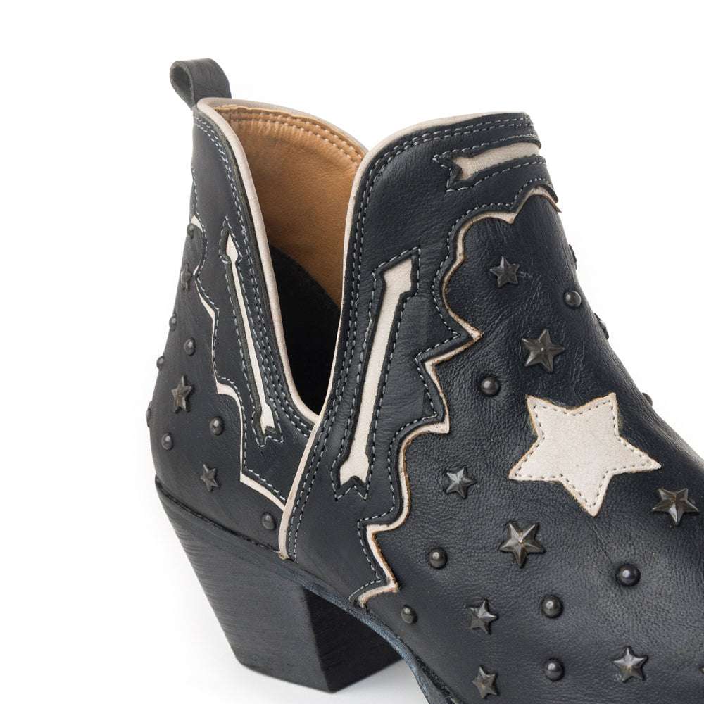 Lone Star Sky Split-Top Leather Boots