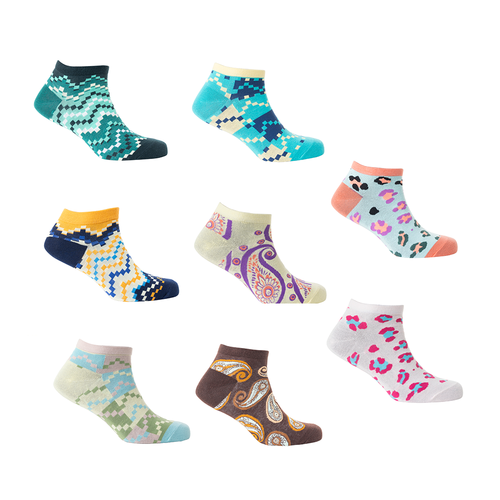 Sunshine Swirl Ankle Socks Combo