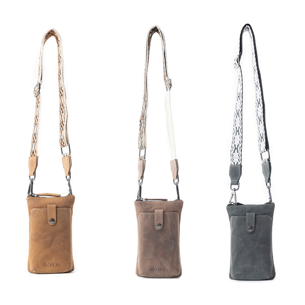 Saguaro Scout Leather Bag In Mid Brown