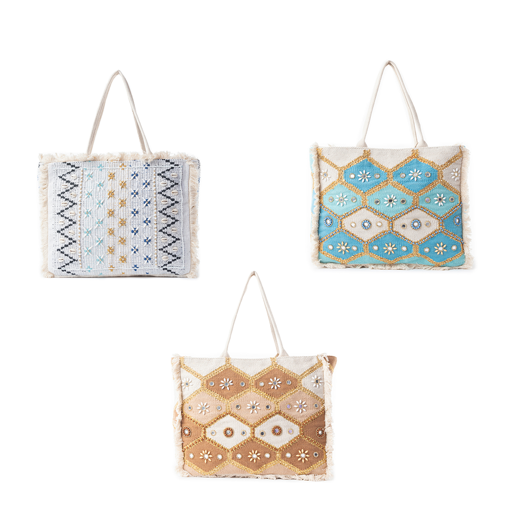 Sonoran Starlight Weekender Bag In Brown & White