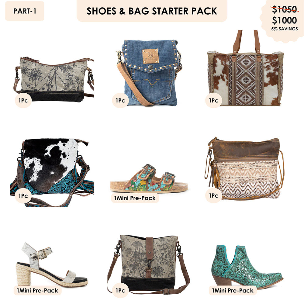 Starter Pack $1000 - Western Shoes & Bags