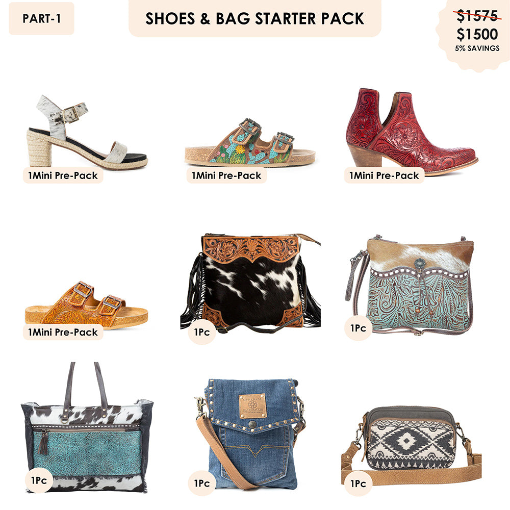 Starter Pack $1500 - Western Shoes & Bags