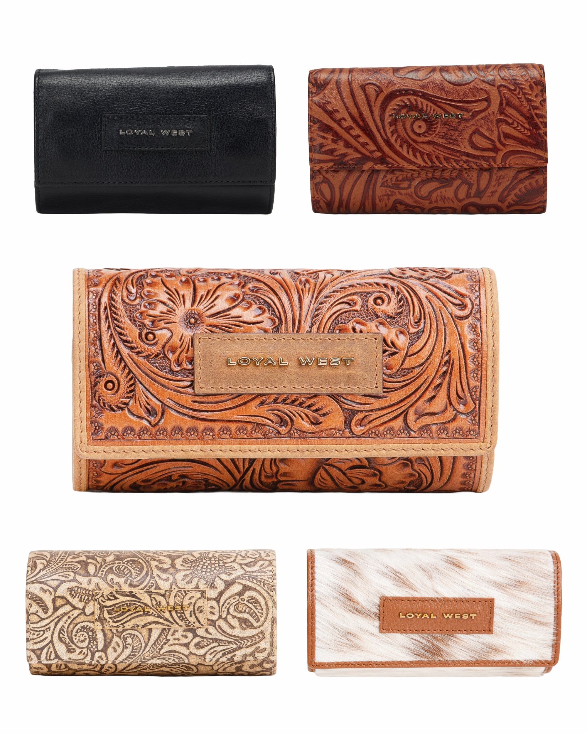 Loyal West Canyon Jewellery Case Handtooled Leather