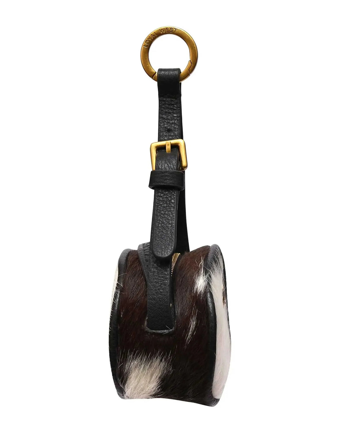 Sophia Micro Bag Charm - Grey cowhide