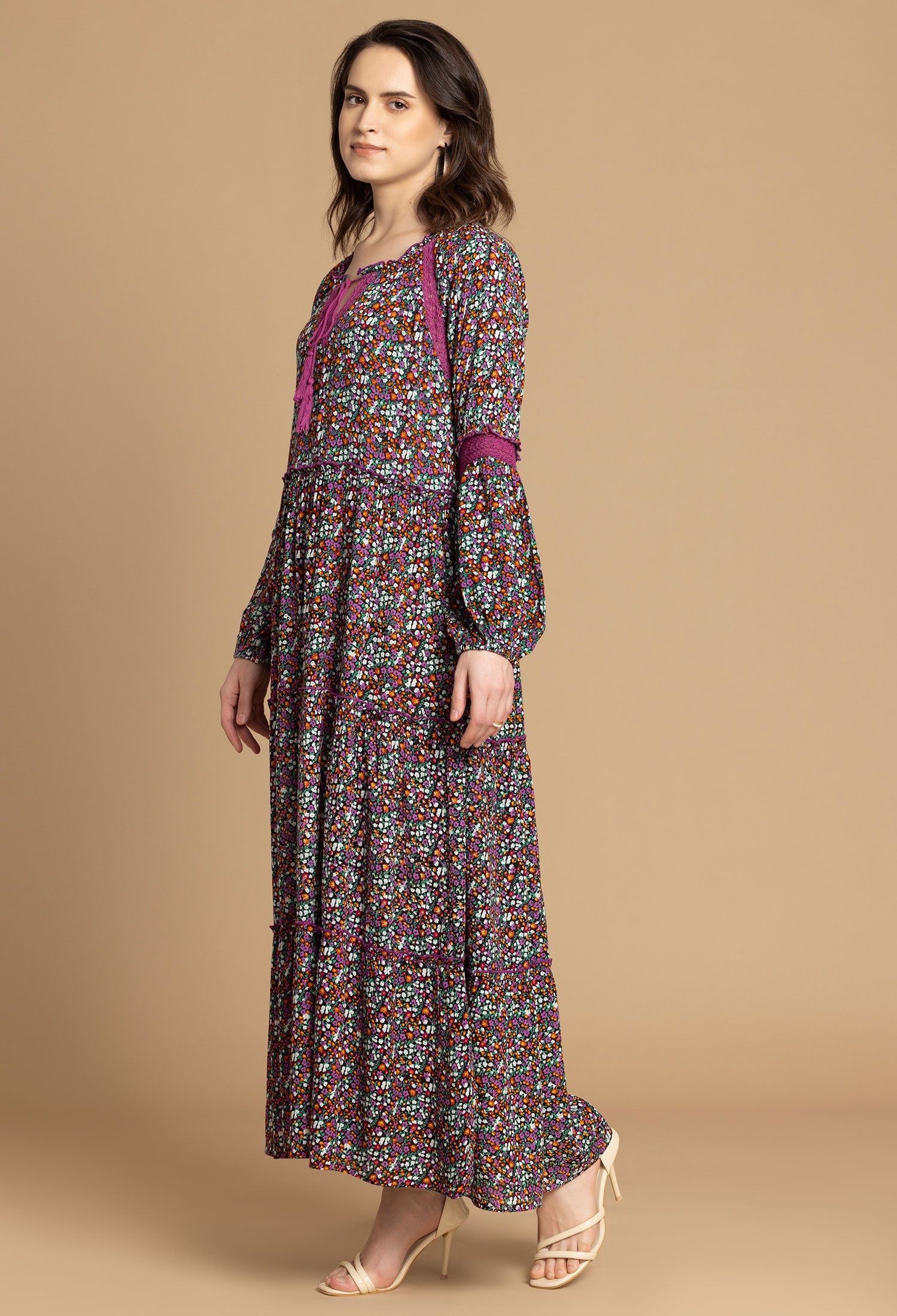 Bohera Isabel Fields of Florals Dress