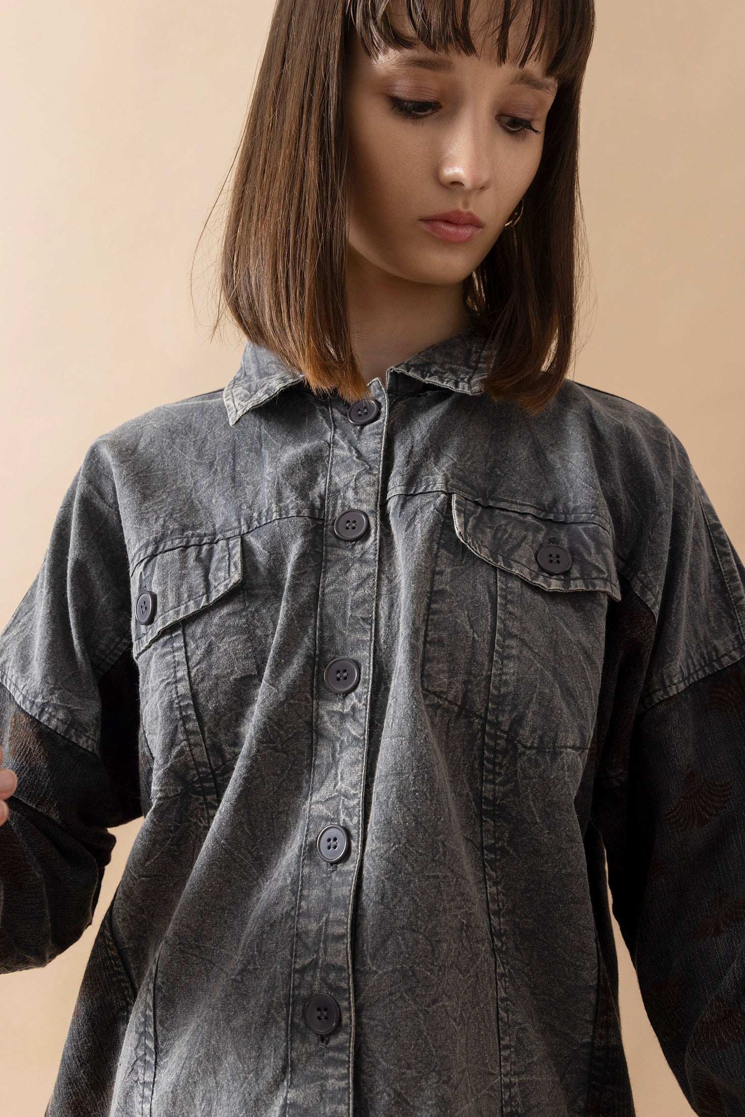Mylee Collins Patchwork Shacket