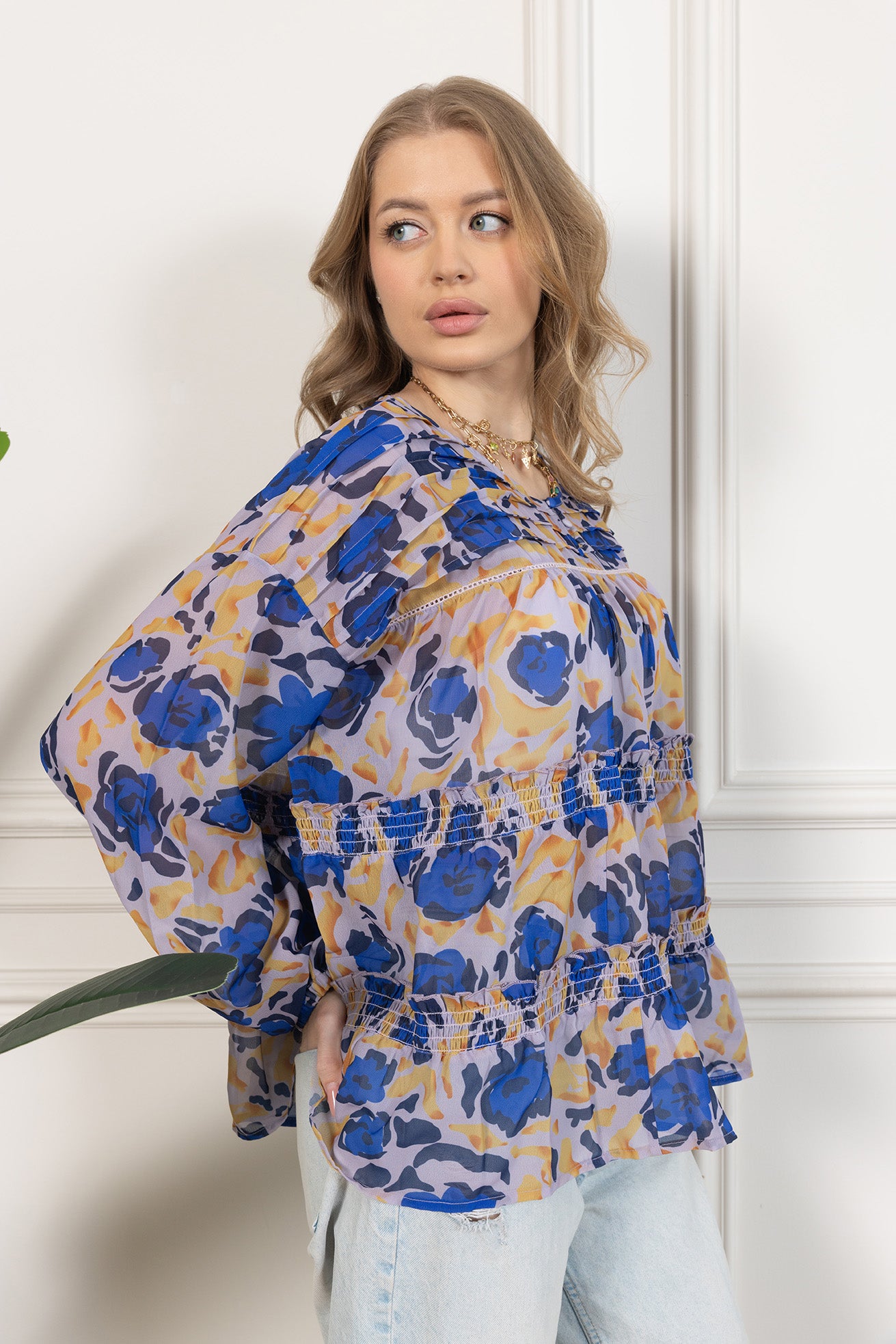Dagmar Layered Blouse Top