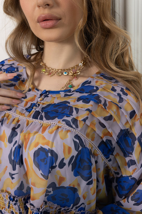 Dagmar Layered Blouse Top