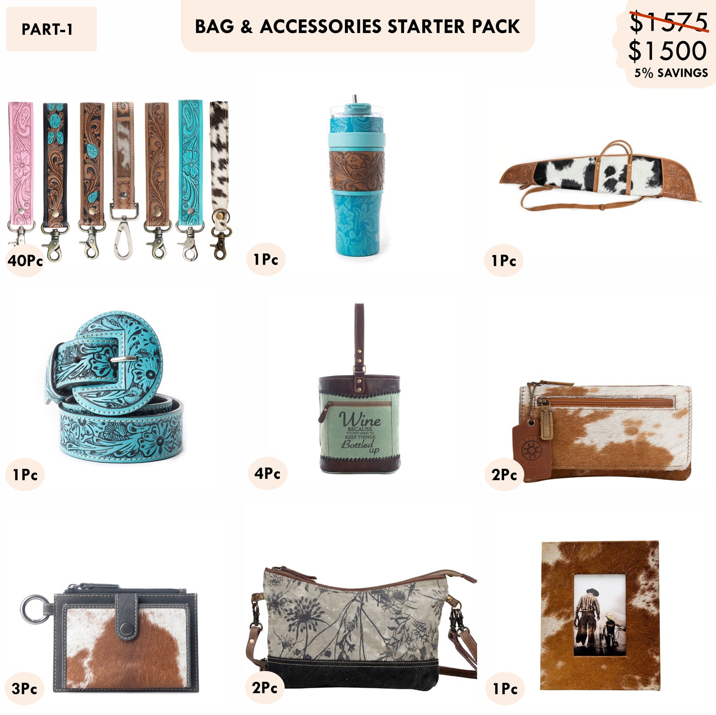 Starter Pack $1500 - Western Bags & Accessories