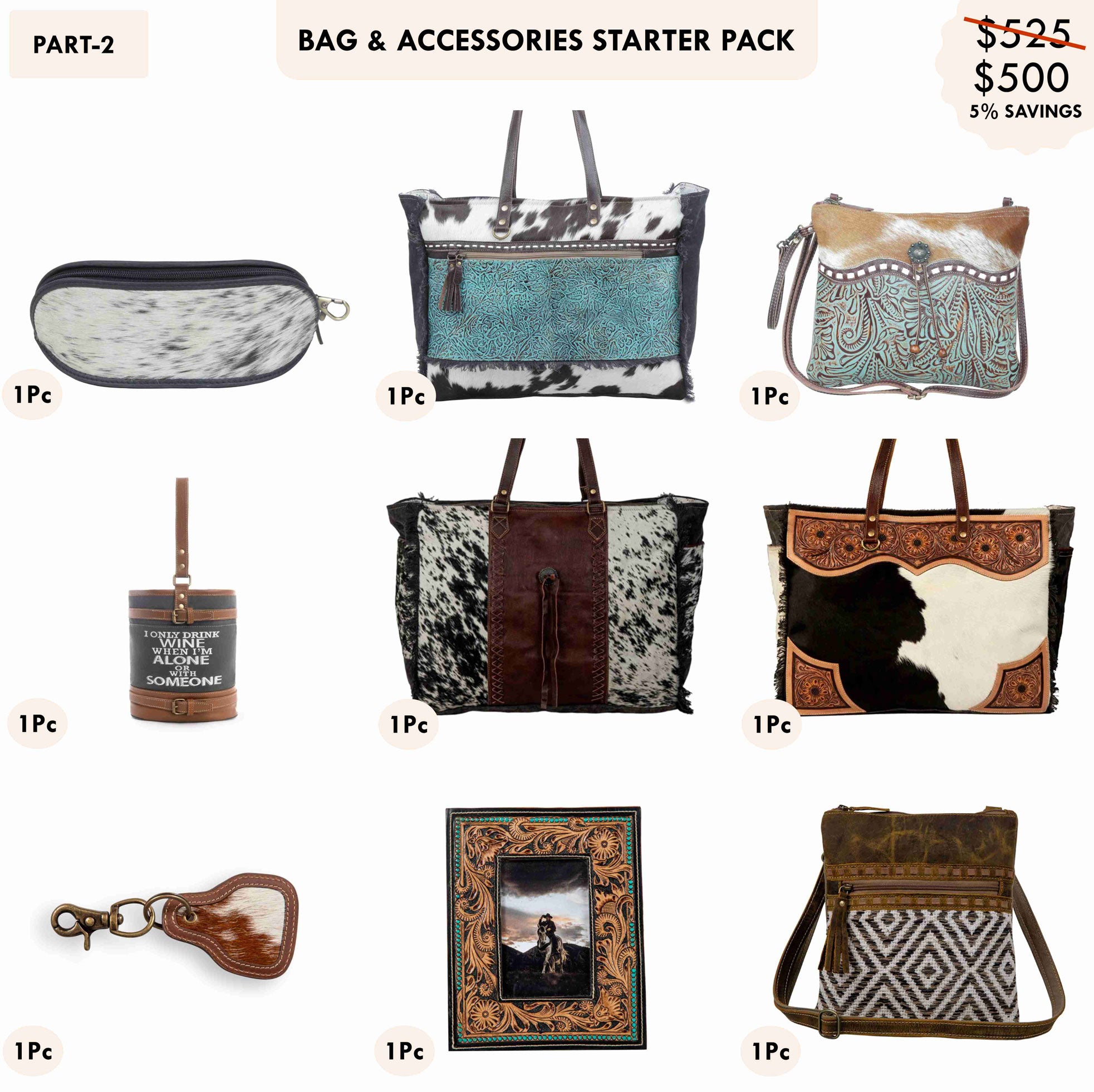 Starter Pack $500 - Western Bags & Accessories