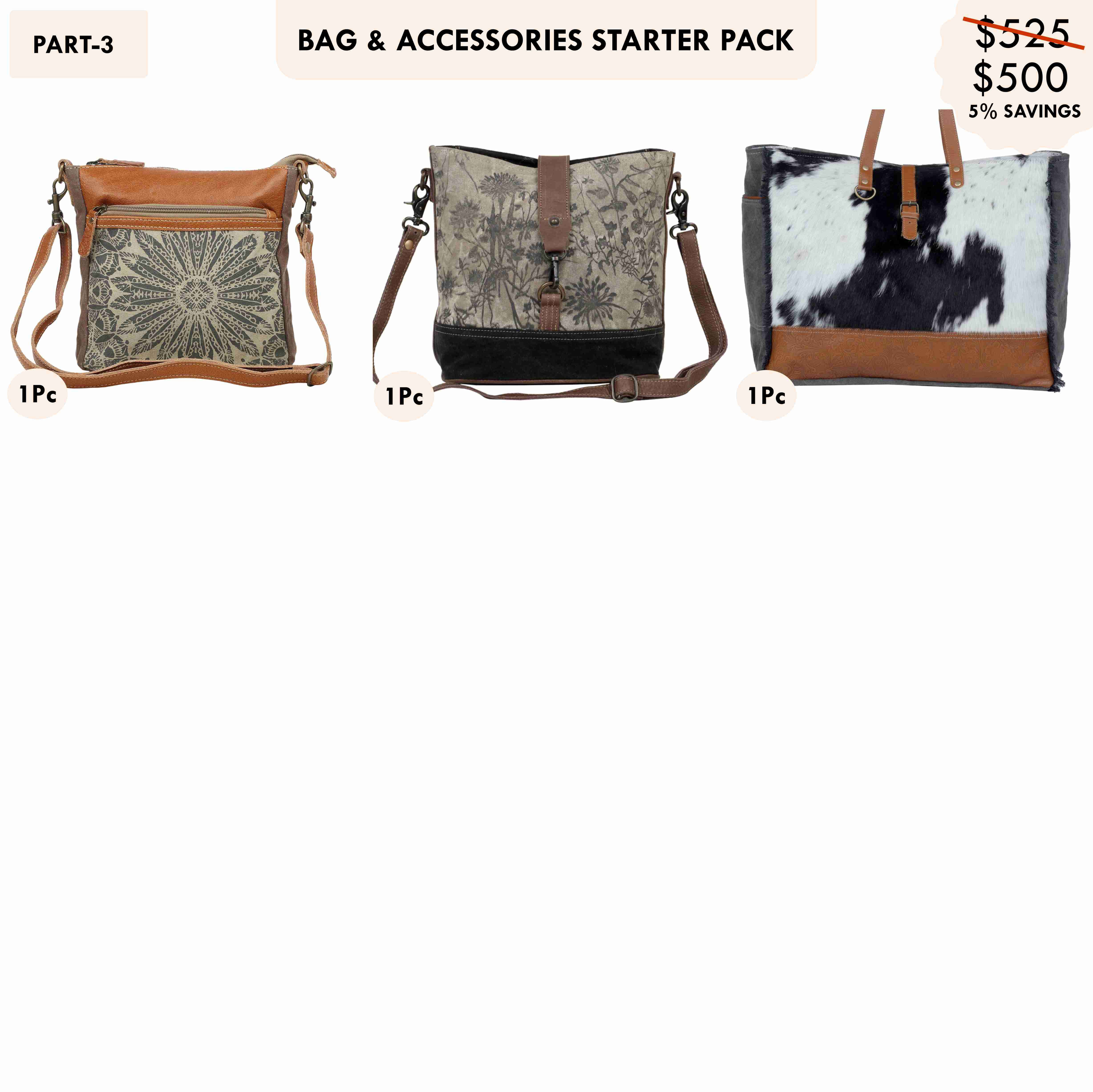 Starter Pack $500 - Western Bags & Accessories