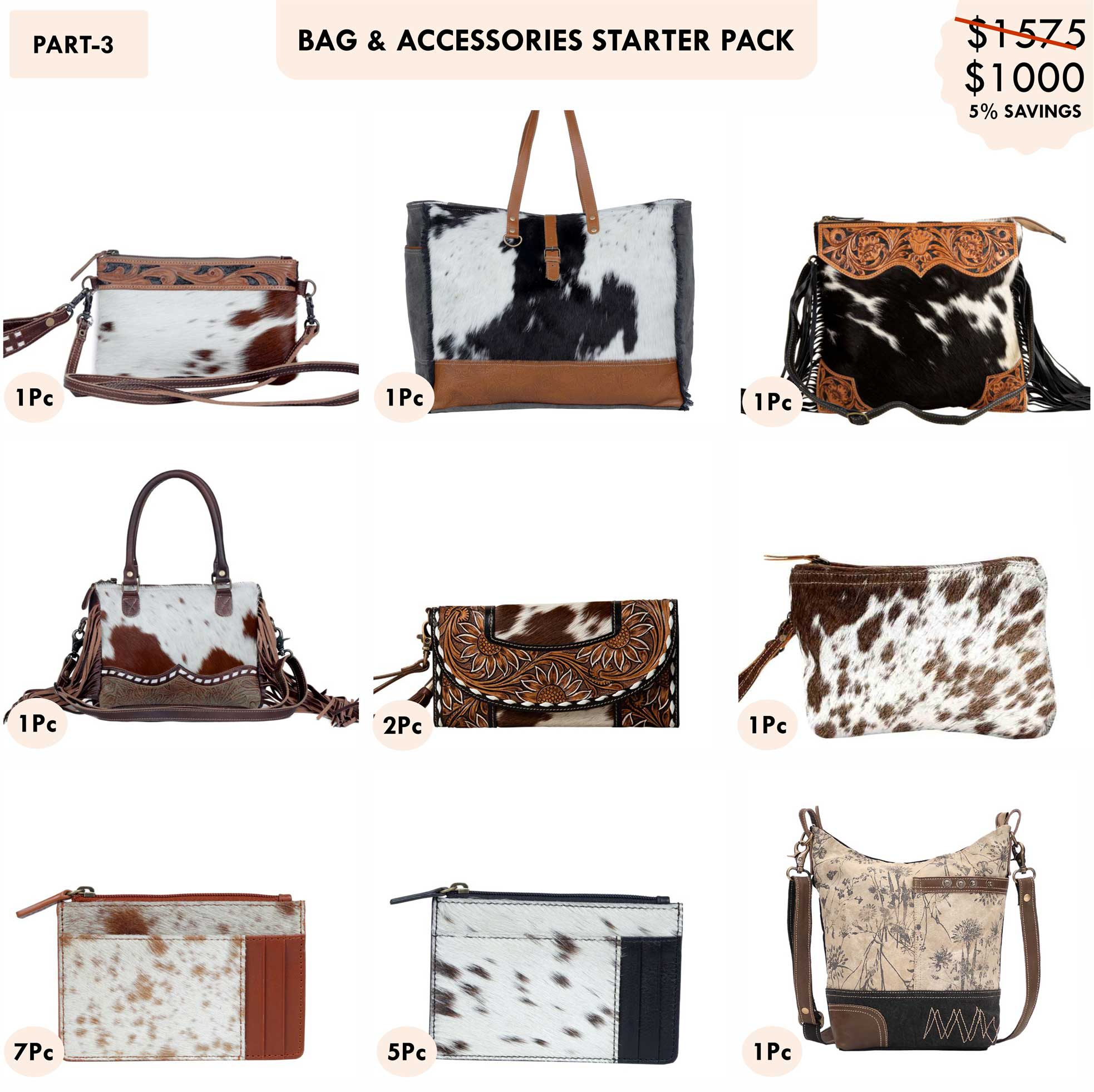 Starter Pack $1500 - Western Bags & Accessories