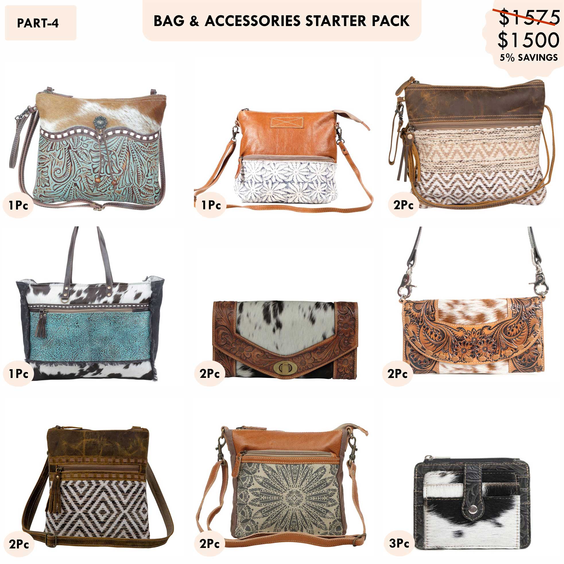 Starter Pack $1500 - Western Bags & Accessories