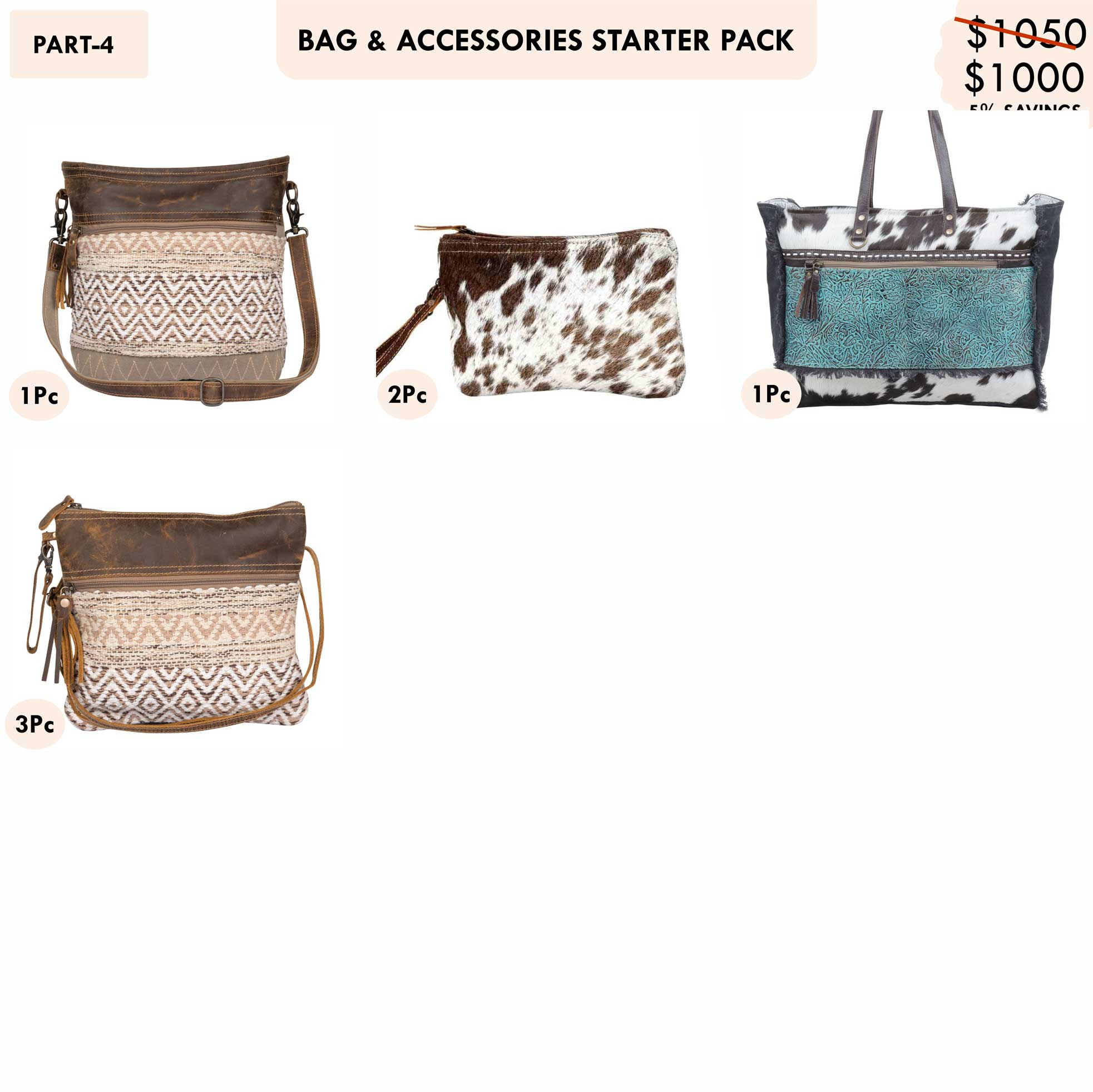 Starter Pack $1000 - Western Bags & Accessories