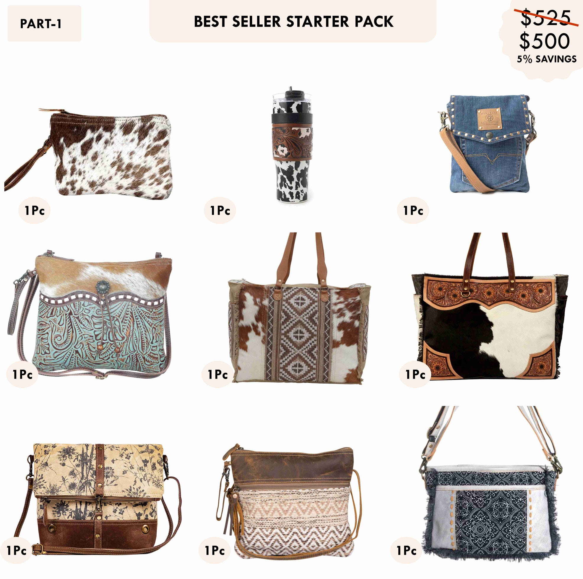 Starter Pack $500 - Best Sellers