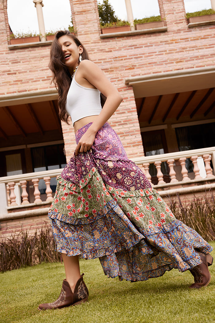 Kismet Patchplay Skirt in Mix-Match Print