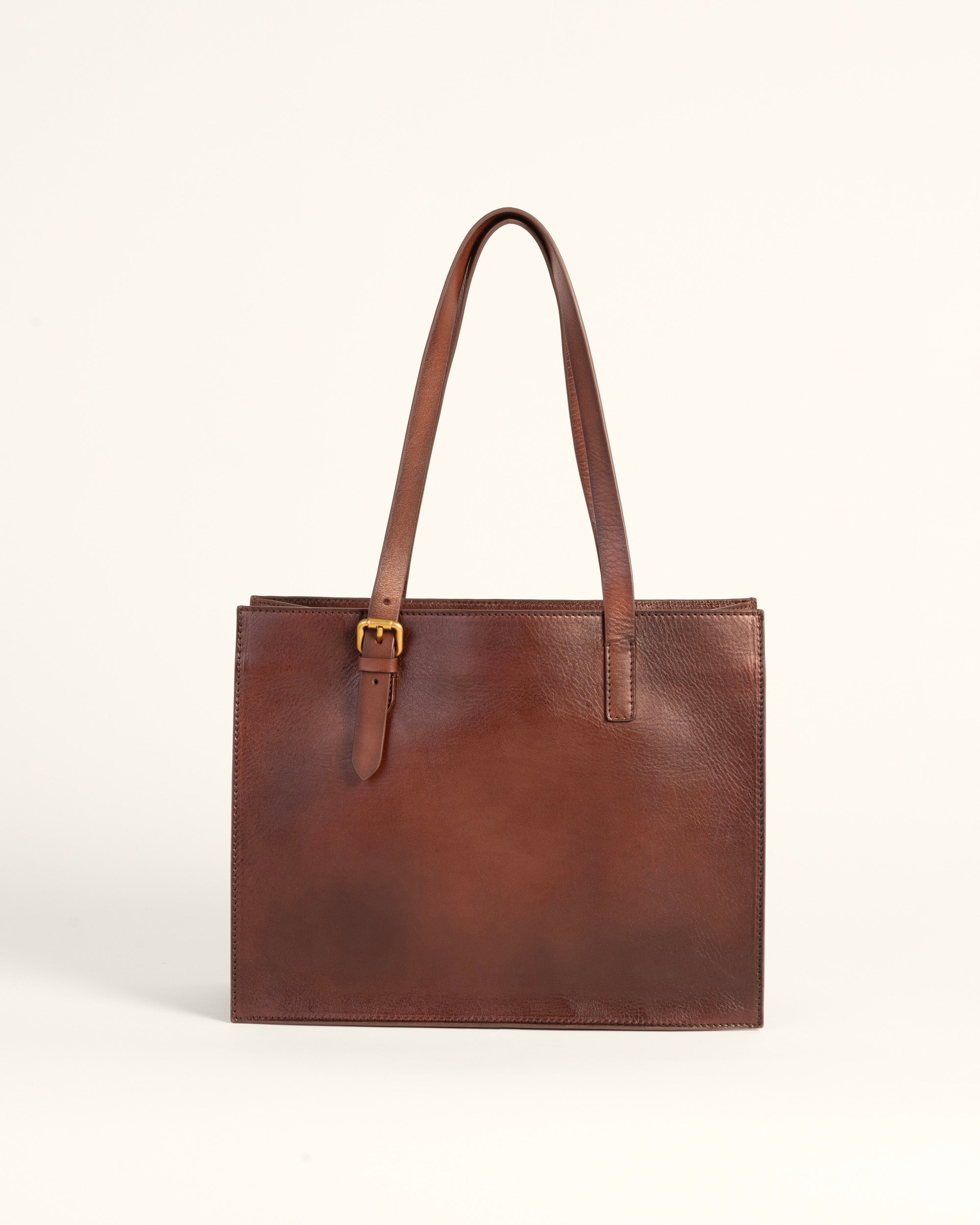 Loyal West Mivva Handtooled Medium Bag - Brunette Leather