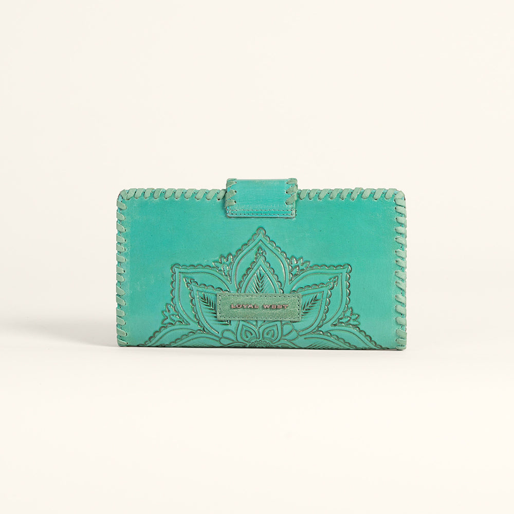 Loyal West Desert Lotus Wallet - Turquoise