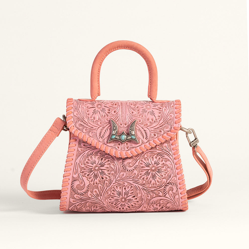 Loyal West Leon Mini Handle Purse - Pink