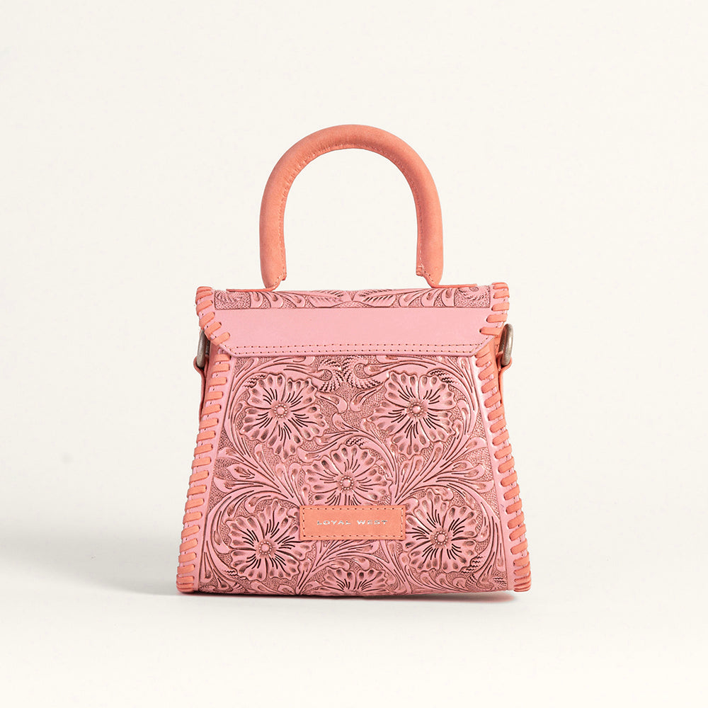 Loyal West Leon Mini Handle Purse - Pink