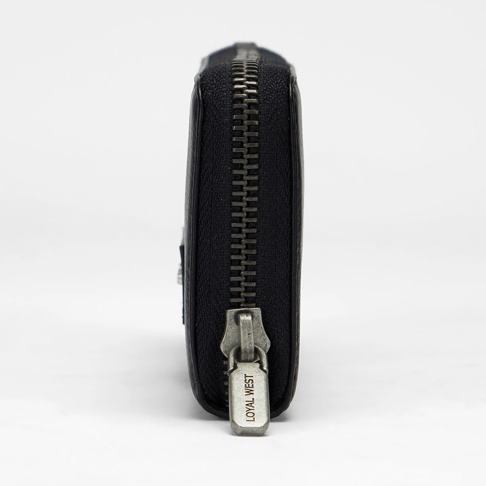 Loyal West Ranch Road Jewelerycase In Calf Leather - Black