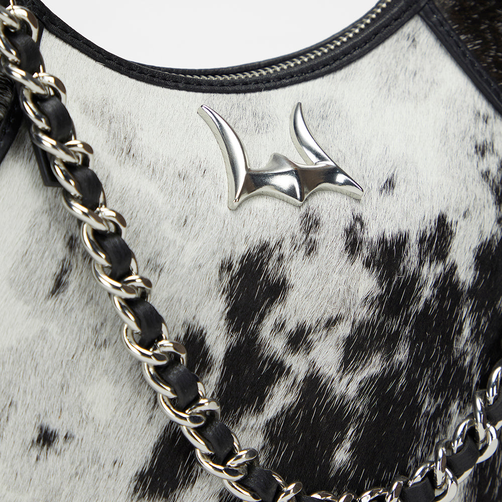 Loyal West Lueve Hairon Leather Bag