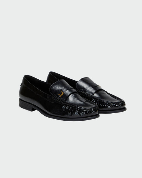 Loyal West Leather Loafers - Black