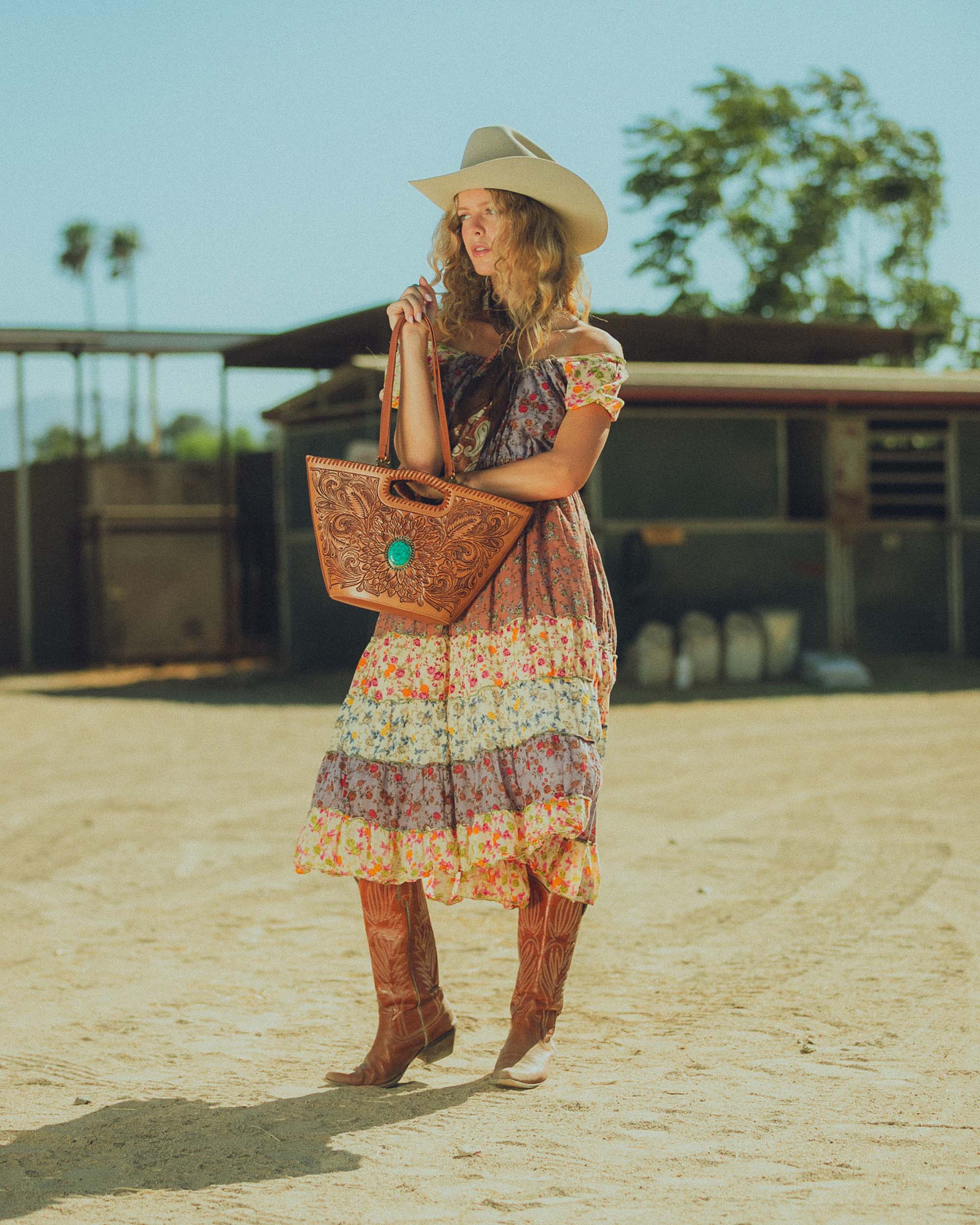 Loyal West Desert Marigold Bucket Bag
