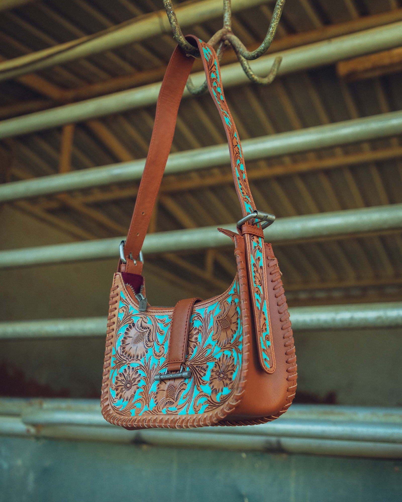 Loyal West Dannia Medium Purse - Whiskey & Water