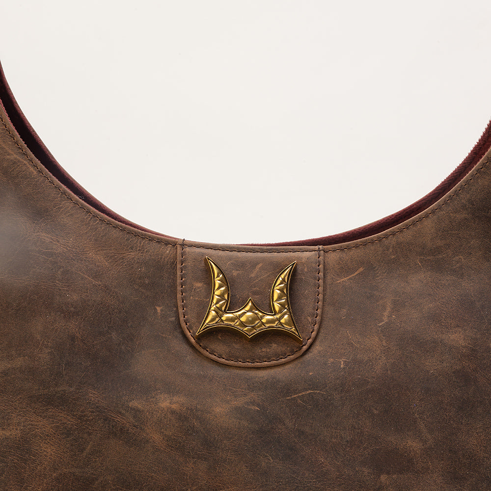 Lw Large Purse In In Brunette Leather