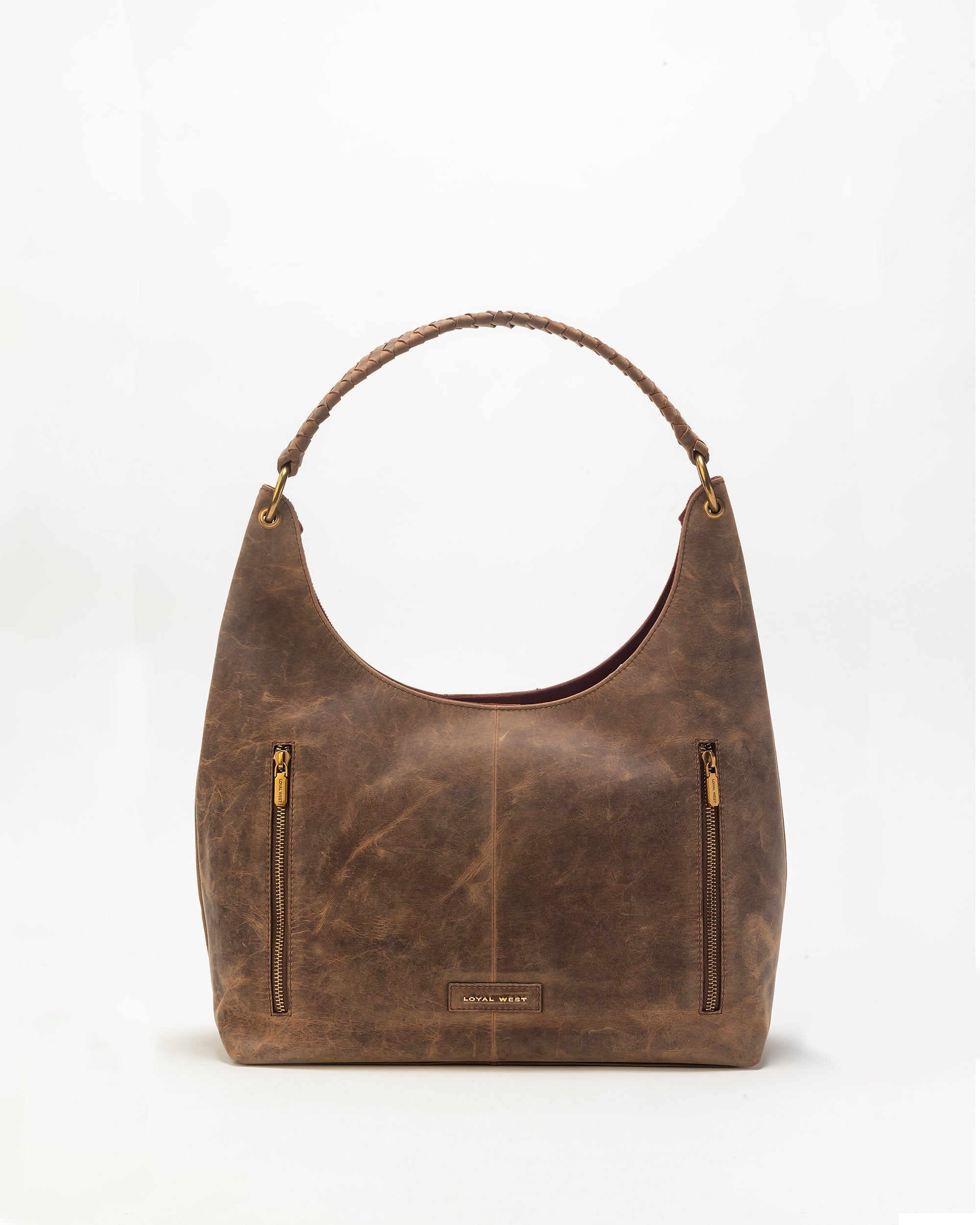 Lw Large Purse In In Brunette Leather