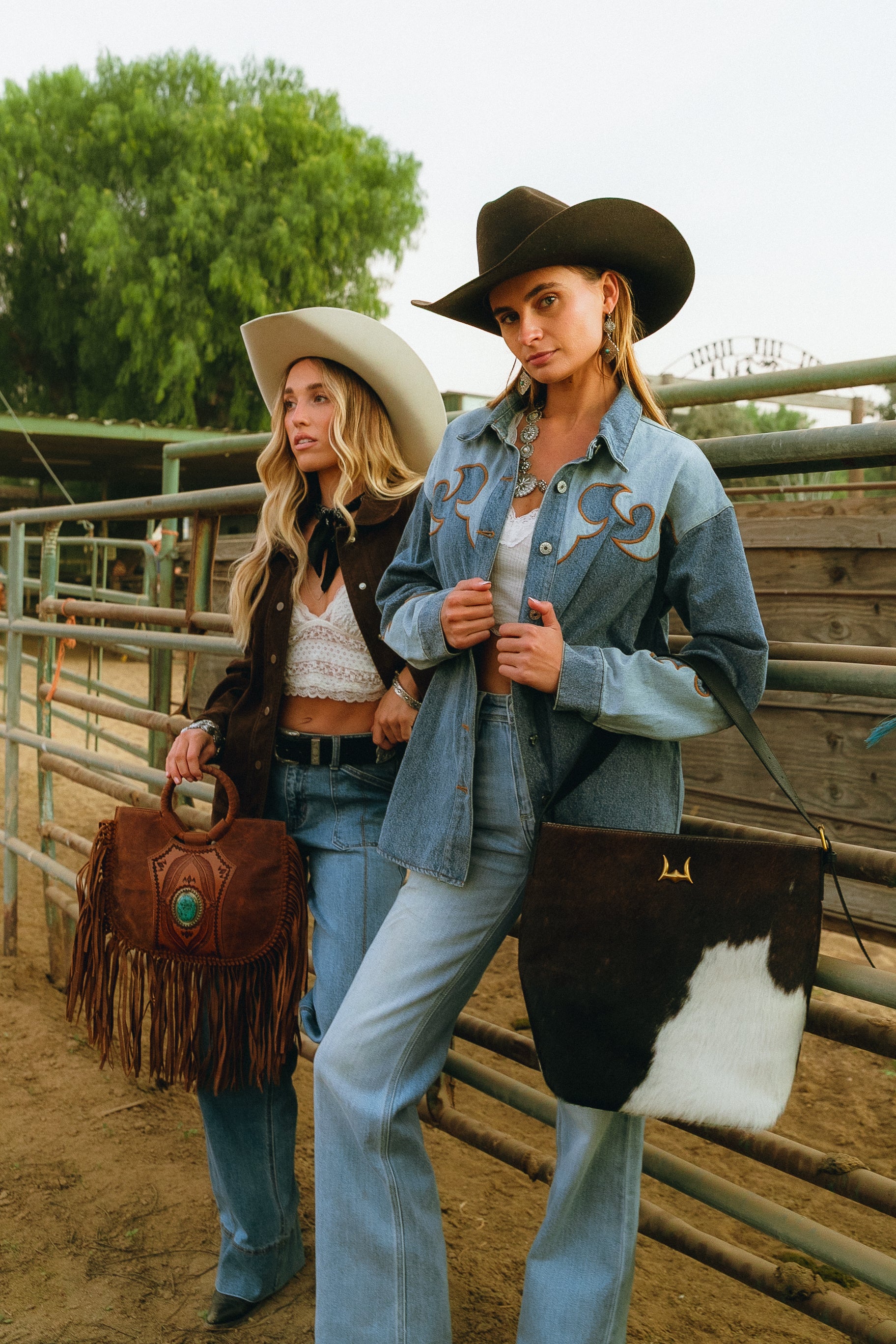 Sedona Tassle Bag In Saddle Brown