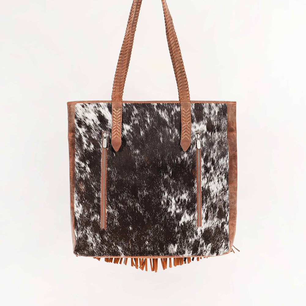Loyal West Classic Flap Medium Tassle Bag Cowhide And Calfskin
