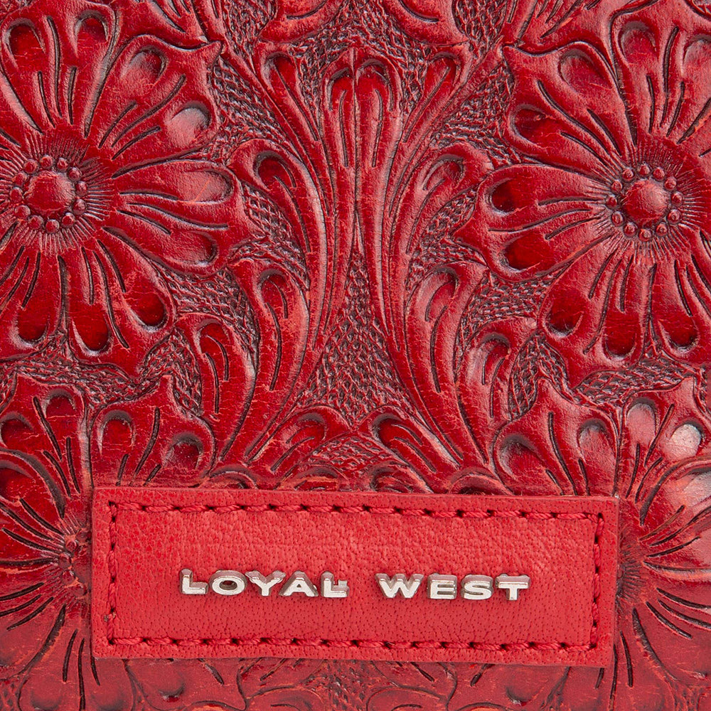 Loyal West Alma Medium Handbag Red