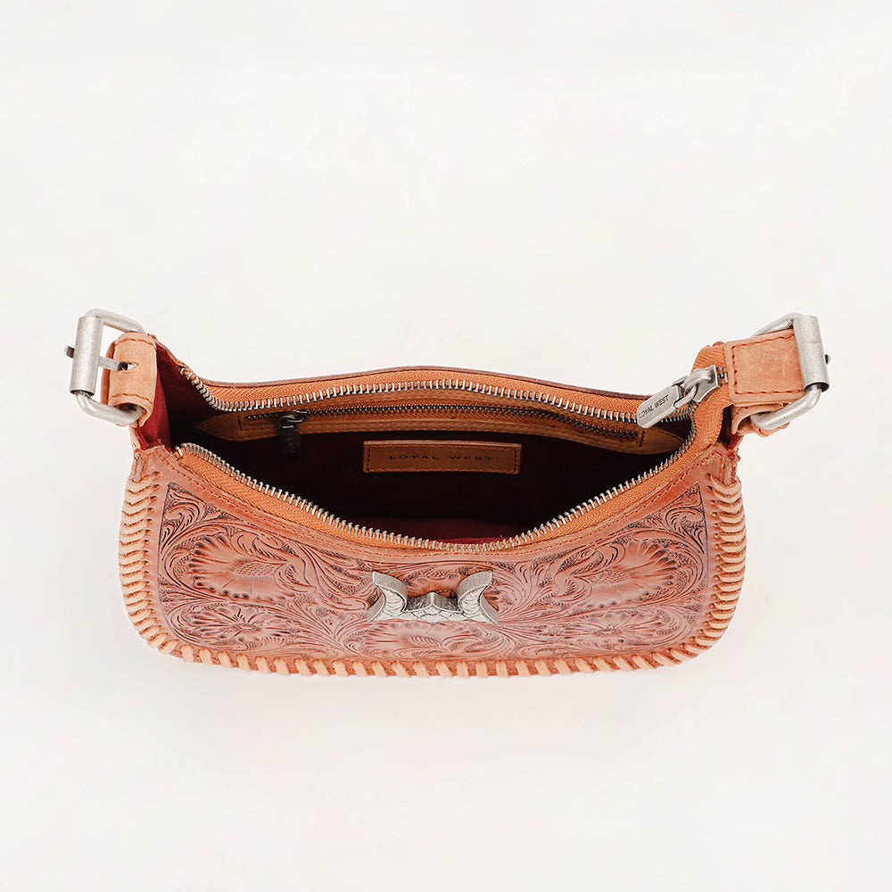 Loyal West Dannia Medium Purse Brown
