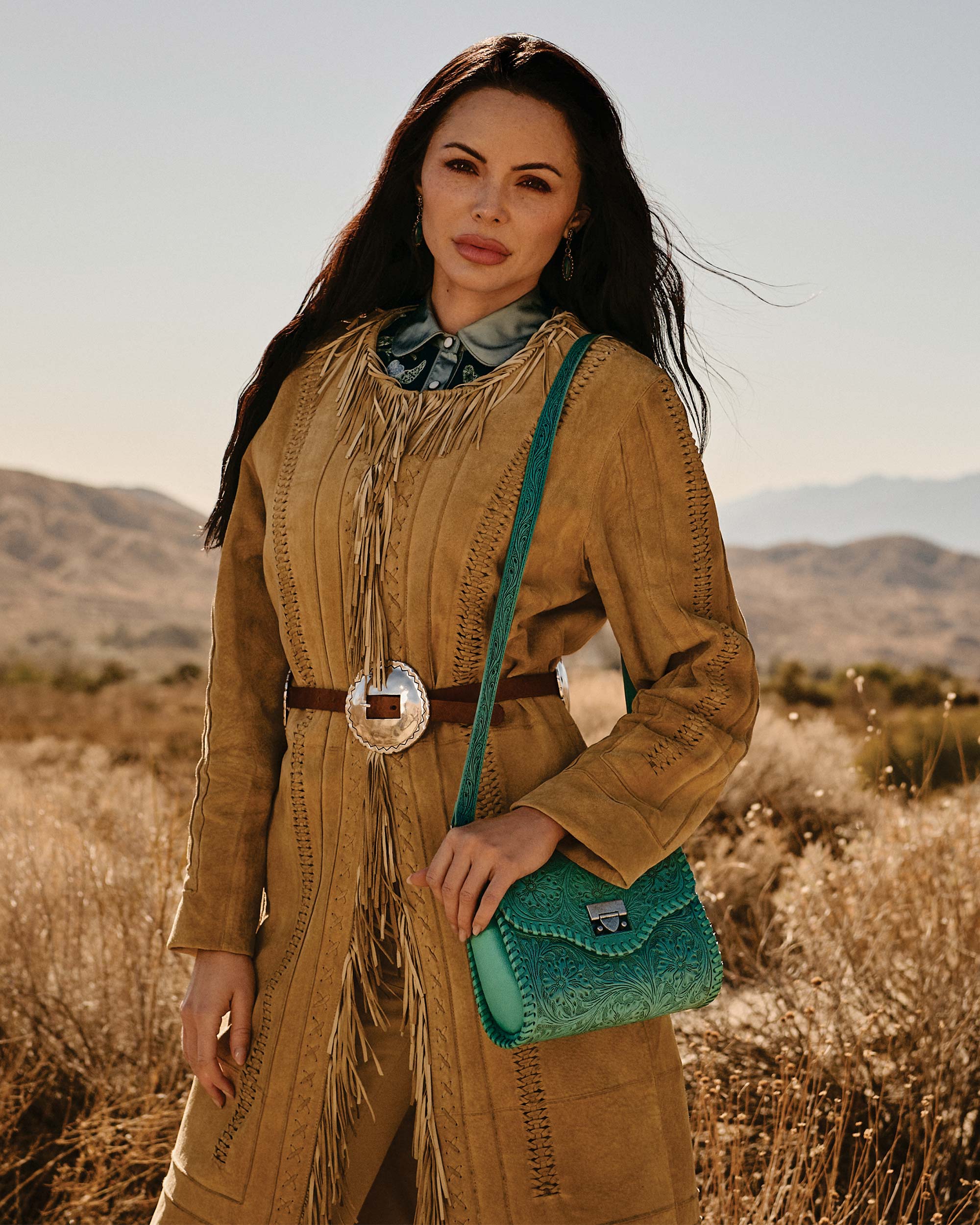 Loyal West Daisy Mini Bag Turquoise