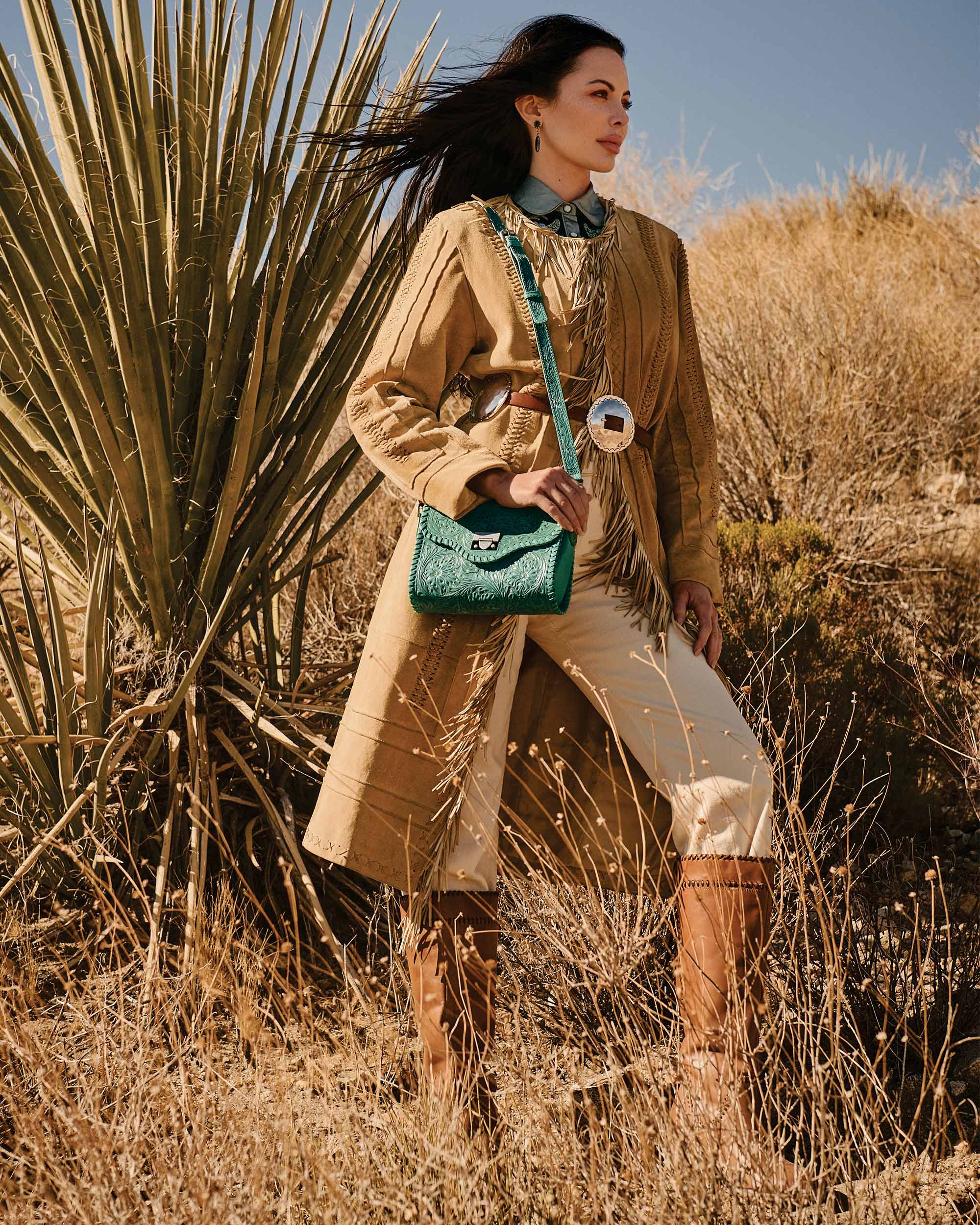 Loyal West Daisy Mini Bag Turquoise