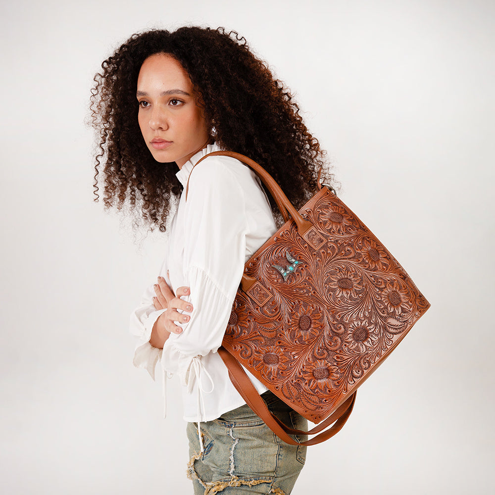 Loyal West Drover Large Bag Brown