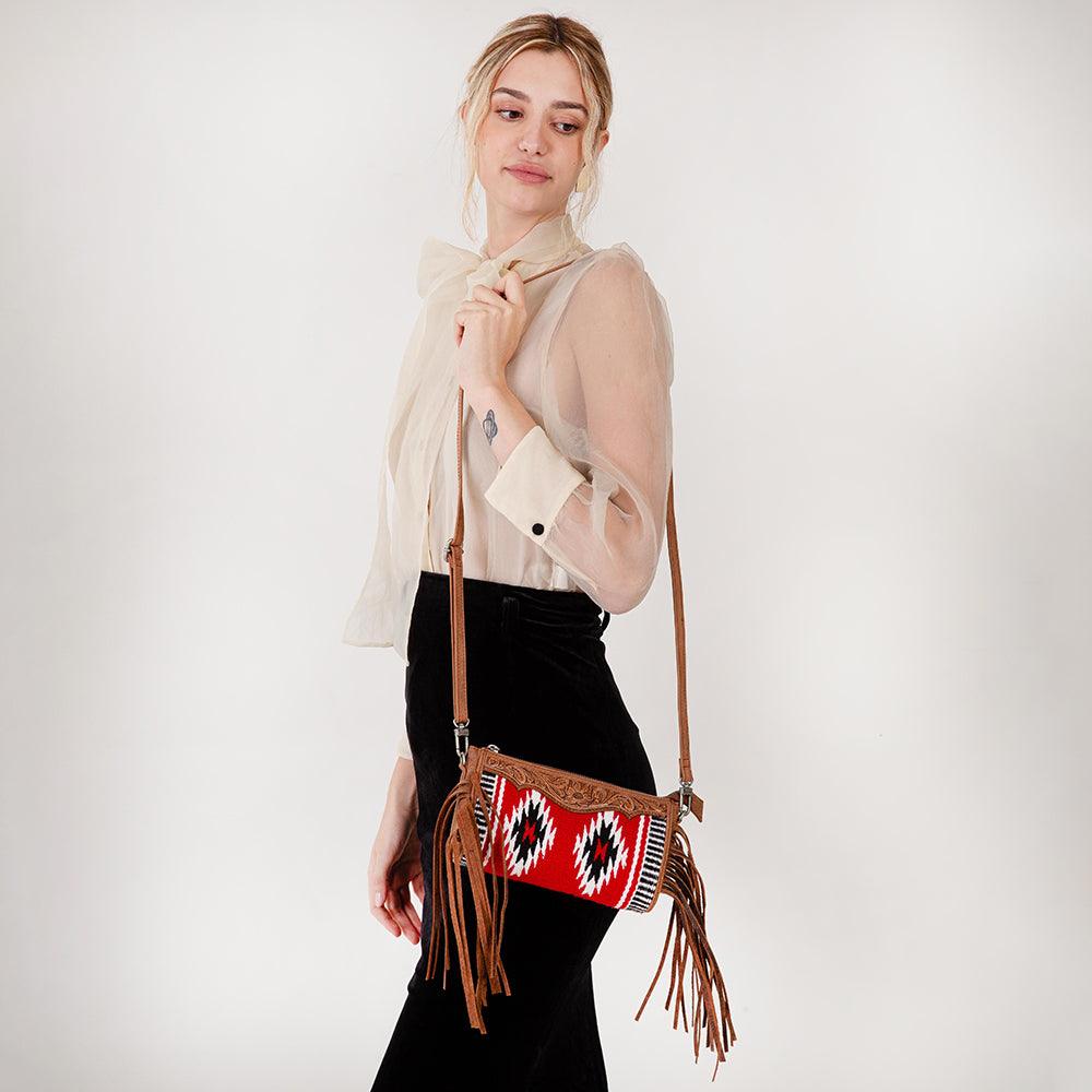 Loyal West Gloriana Mini Purse Red
