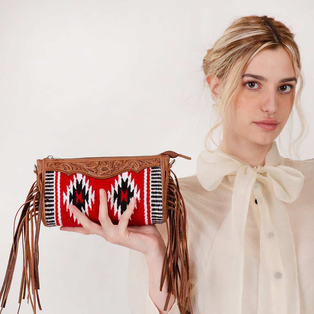 Loyal West Gloriana Mini Purse Red
