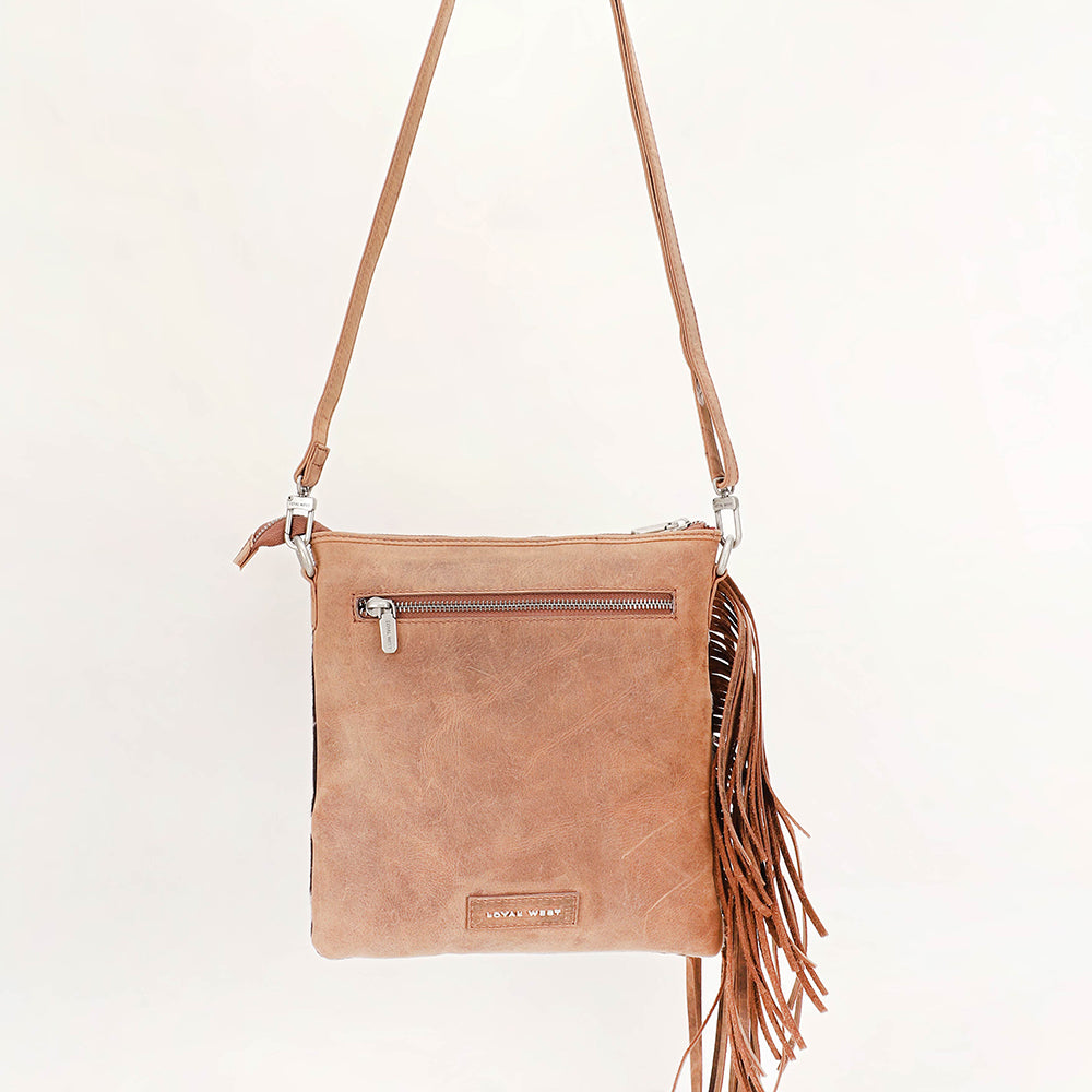 Loyal West Ranch Queen Cowhide Tassle-Bag