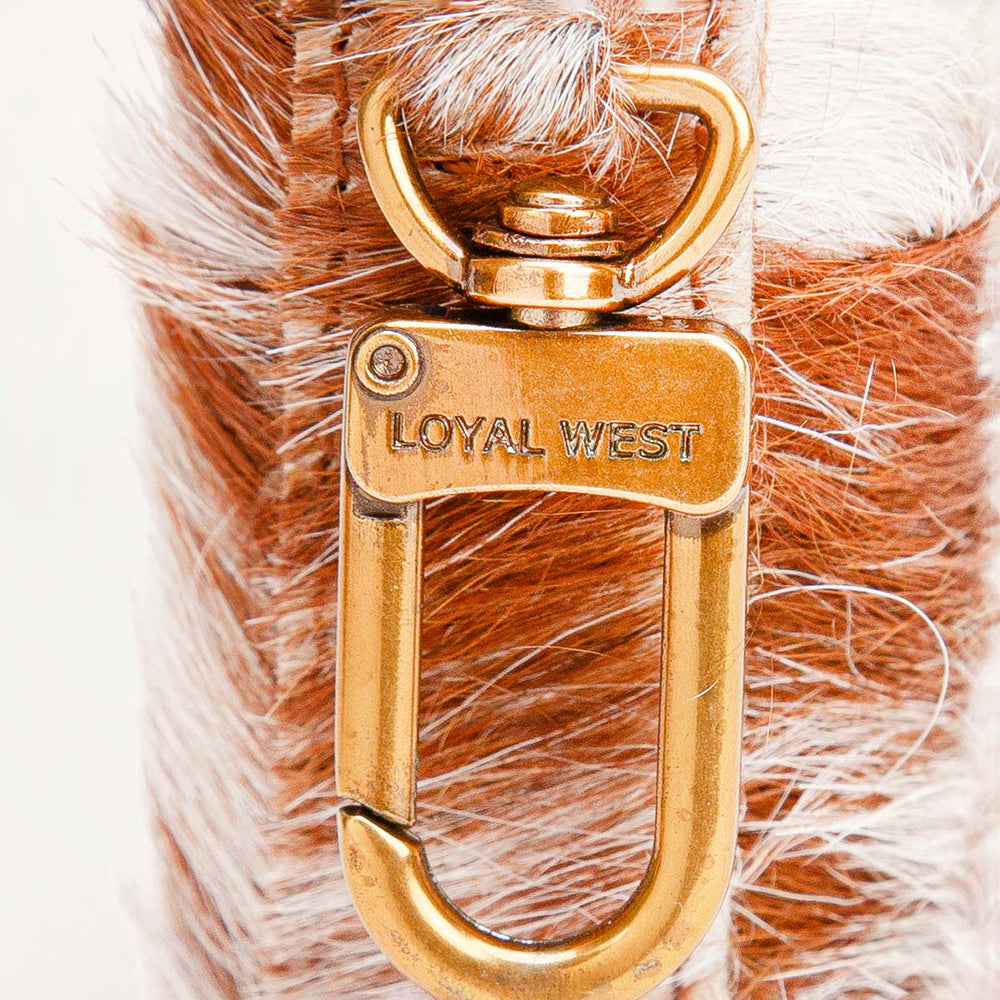 Loyal West Painted Pony Lipstick Case Brown And White