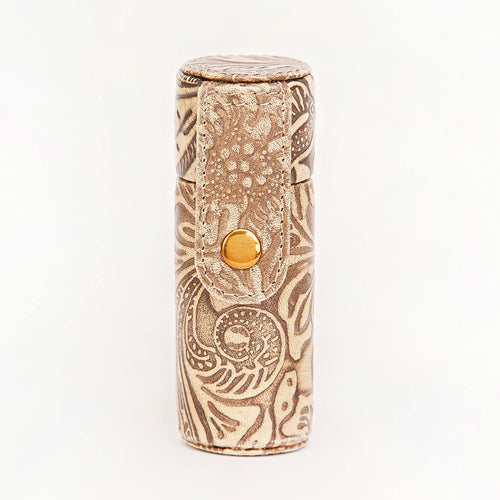 Loyal West Painted Pony Lipstick Case Embossed Floral