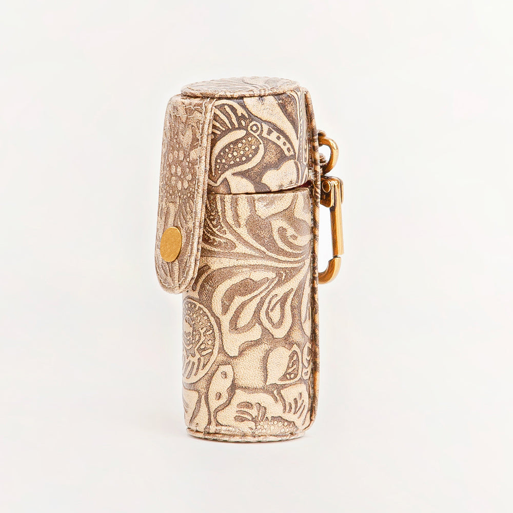 Loyal West Painted Pony Lipstick Case Embossed Floral