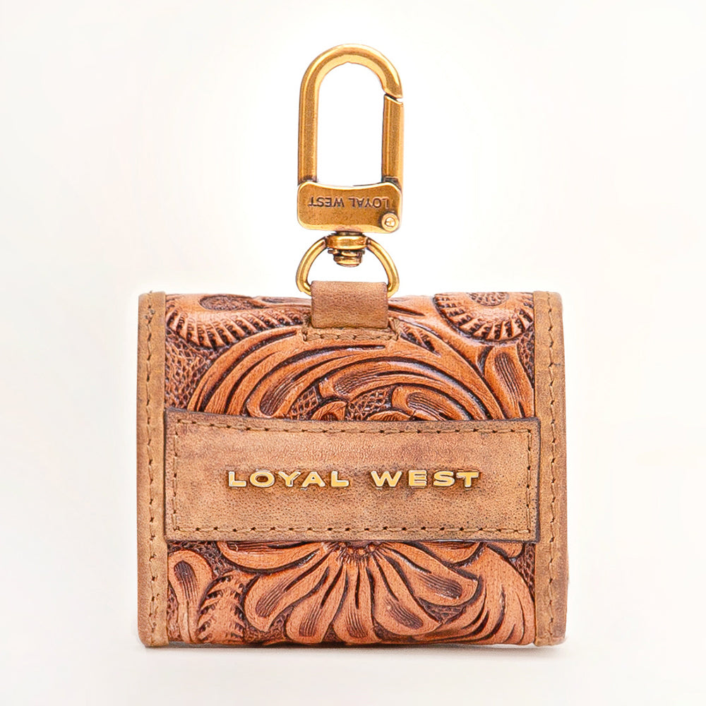 Loyal West Gloriana Clip On Bag Charm Handtooled