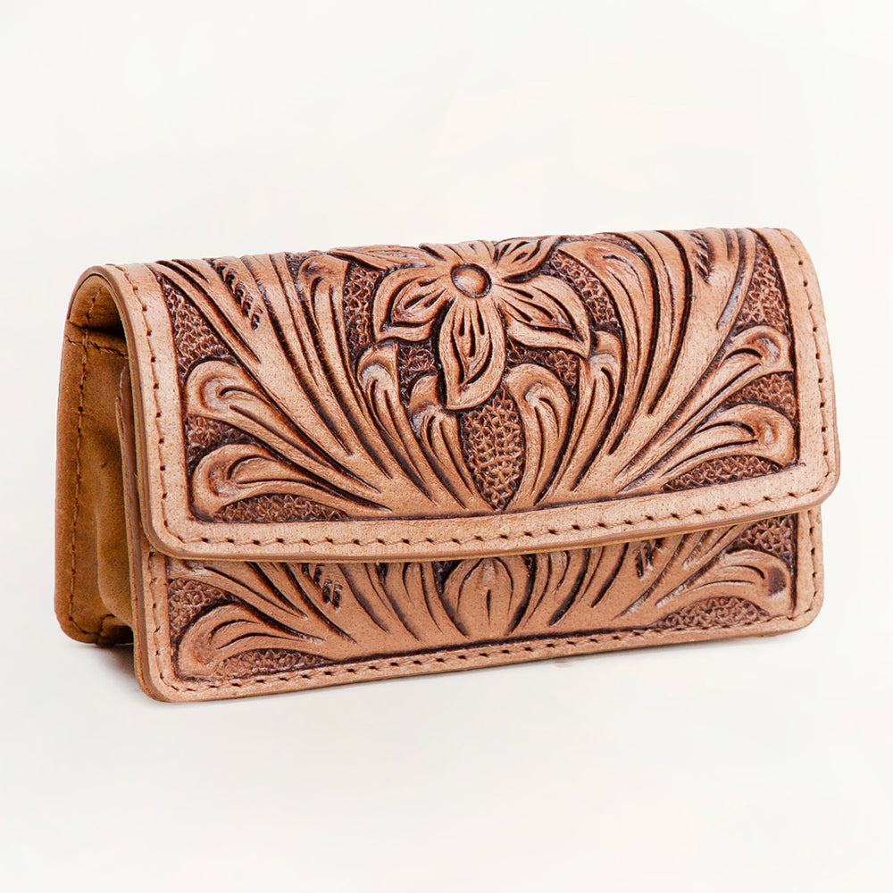 Loyal West Cattle Kiss Lipstick Handtooled Leather