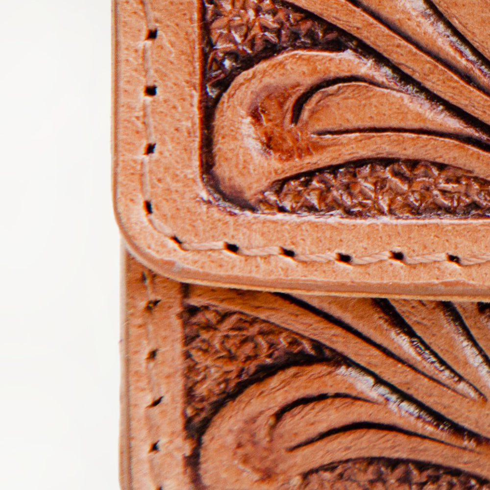 Loyal West Cattle Kiss Lipstick Handtooled Leather