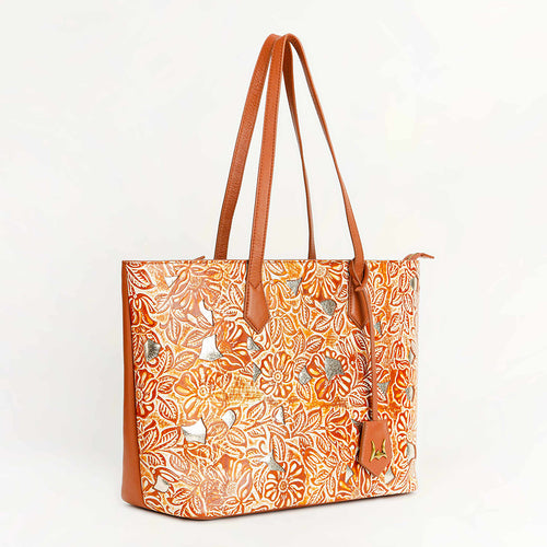 Loyal West California Poppy Large Bag Golden Floral