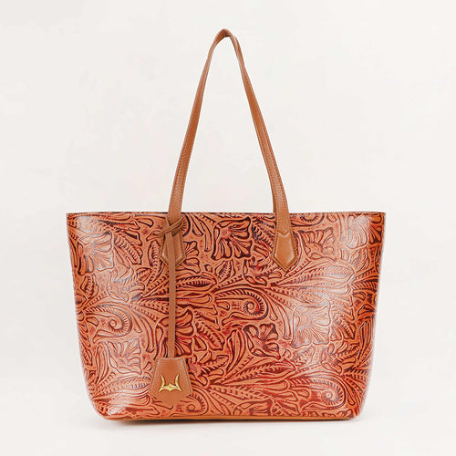 Loyal West California Poppy Large Bag Brown Floral