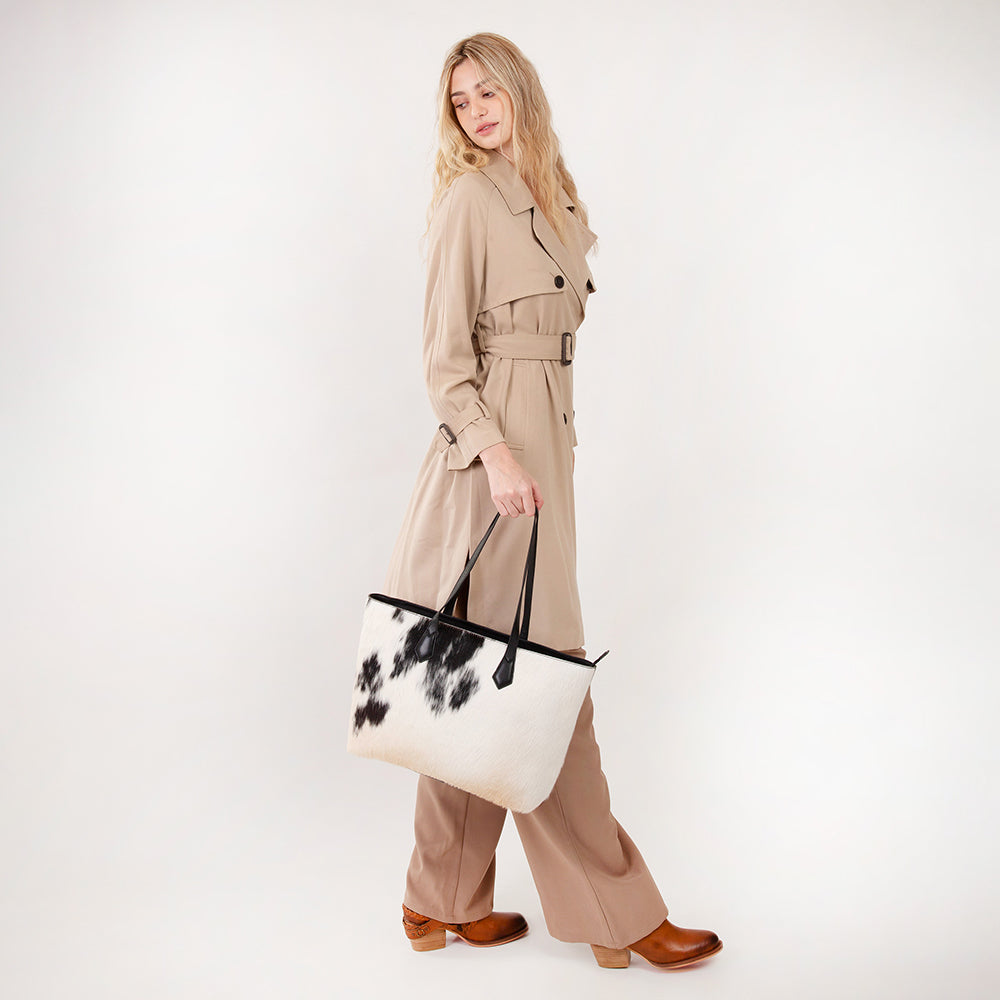 Loyal West California Poppy Large Bag Black And White